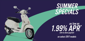 Vespa Summer Specials 2017